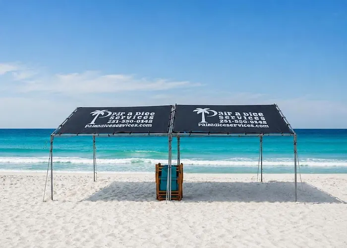 Oceanview, 3min Walk, Tent & Chairs Included Holiday home Gulf Shores
