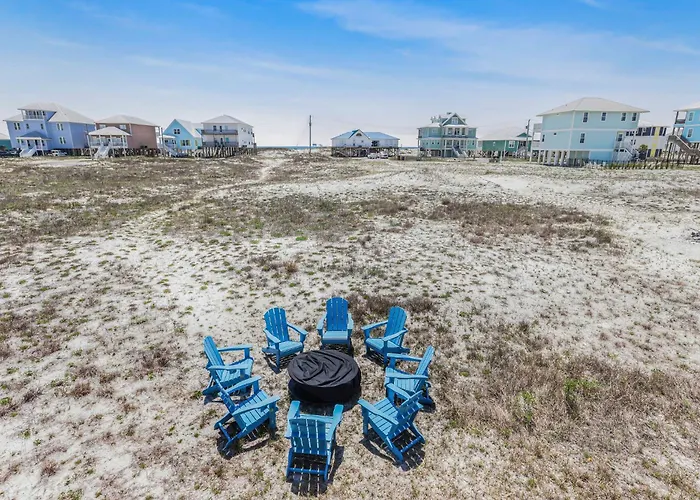 Holiday home Oceanview, 3min Walk, Tent & Chairs Included Gulf Shores